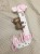 Litera Metryczka Miś Róż